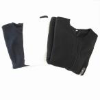 未使用品 無印良品 良品計画 タグ付き 3点セット ジップアップカーディガン ニット 裏起毛 長袖 M