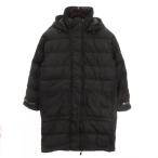 アディダス バイ ステラマッカートニー adidas by Stella McCartney LONG PADDED JACKET ロング パテット ジャケット 中綿 コート 黒 ブラ