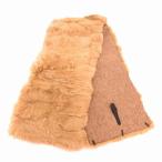  не использовался товар kyase Lee nicasselini fifth avenue с биркой пелерина muffler мех кролика чай Brown /UD