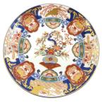  Arita . Imari превосходящий . фарфор somenishiki цветок . орнамент тарелка большая тарелка посуда золотая краска цветочный принт 40cm многоцветный Gold цвет прочее 