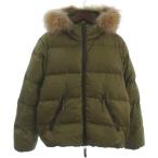 ショッピングデュベティカ デュベティカ DUVETICA Vega ダウンジャケット フーディー ラクーンファー カーキ系 44 S相当 ■ECT メンズ