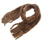  No-brand muffler пелерина норка мех мех чай Brown /JS женский 