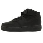 未使用品 ナイキ NIKE タグ付き AIR FORCE 1 MID エアフォース1 ミッド スニーカー CW2289-001 黒 ブラック US8 26cm メンズ