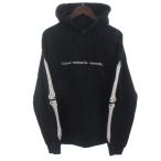 アンチカントリークラブ ANTi country club ボーン プリント ロゴ フーディー プルオーバー パーカー 黒 ブラック M メンズ