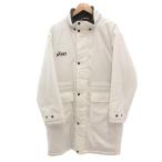  Asics asics bench пальто с хлопком Logo длинный M белый белый /FF мужской 