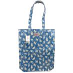 ショッピングキャスキッドソン 未使用品 キャスキッドソン Cath Kidston タグ付き ブックバッグ ガゼット モノキャッツ トートバッグ マイルドブルー レディース