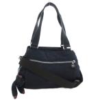 キプリング KIPLING ハンドバッグ ショルダー 2Way 紺 ネイビー チャーム ロゴ /FF ■ECT レディース