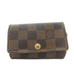 ショッピングルイ･ヴィトン ルイヴィトン LOUIS VUITTON ミュルティクレ6 キーケース ブラウン ダミエ 6連 N62630 /IU メンズ レディース