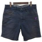  Pearly Gates PEARLY GATES шорты шорты Denim Logo принт вышивка темно-синий серия 5 #ECT мужской 