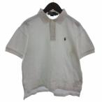 ポロ バイ ラルフローレン Polo by Ralph Lauren ポロシャツ 半袖 ポニー 刺繍 白 M メンズ