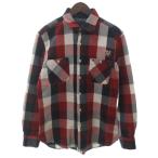 トミーヒルフィガー TOMMY HILFIGER シャツ 長袖 チェック レッド系 XL メンズ