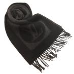 ショッピングVUITTON ルイヴィトン LOUIS VUITTON エシャルプカーディフ マフラー M70482 ウール カシミヤ混 ブラック メンズ