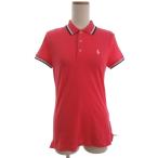 未使用品 ポロゴルフ ラルフローレン POLO GOLF RALPH LAUREN ポロシャツ 半袖 ワンポイント 刺繍 ピンク系 S ■ECT レディース