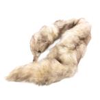  No-brand пелерина мех лисы мех лицо есть muffler слоновая кость серия /TZ