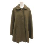 steinbock Vintage накидка перо ткань палантин проверка шерсть 36 зеленый зеленый /FF #GY47 женский 