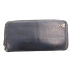 ショッピングダンヒル ダンヒル dunhill 長財布 ウォレット ラウンドジップ レザー ロゴ 紺 ネイビー /FF ■GY47 メンズ