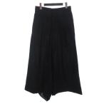  Comme des Garcons COMME des GARCONS двойной талия широкий брюки GE-P005 шерсть нейлон черный чёрный M мужской 