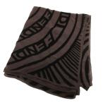 フェンディ FENDI シアー ストール ベルベット ロゴ レーヨン シルク ボルドー系 レディース