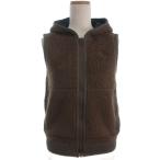 ショッピングロンハーマン ロンハーマン Ron Herman × KAVU カブー ボアベスト フーディー ブラウン XXS ■GY56 レディース