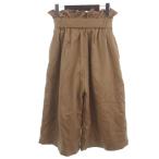  Ricci g лама -Riche glamour укороченные брюки gya The - широкий брюки бежевый M #GY56 женский 