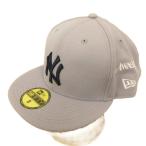 未使用品 ニューエラ NEW ERA × アウェイク Awake NY Subway SERIES ニューヨーク・ヤンキース 帽子 63.5cm グレー メンズ