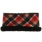  Blue Label k rest Bridge шарф снуд muffler защита горла "neck warmer" мех в клетку красный оттенок черного женский 
