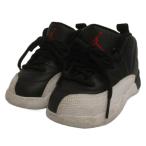  Nike NIKE Jordan 12 retro pre - off спортивные туфли TD Air Jordan 12 Playoffs 850000-006 черный 13cm Kids 