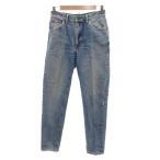  Lee LEE Denim брюки джинсы 29×31 синий голубой одноцветный длинные брюки высокий талия /SJ #SK мужской 