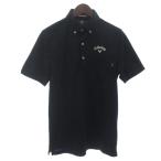  Callaway CALLAWAY кнопка down рубашка-поло короткий рукав Golf одежда черный чёрный M мужской 