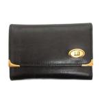  Dunhill dunhill 6 полосный чехол для ключей кожа чёрный черный мужской 