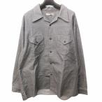 未使用品 オールドジョー OLDJOE 22SS SWALLOW COLLAR SPORTS SHIRTS カジュアルシャツ コーデュロイ 長袖 灰 グレー 16 1/2 約L