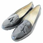  Salvatore Ferragamo Salvatore Ferragamo эмаль pa палатка кисточка Loafer мокасины 4.5 21.5cm черный чёрный 0227