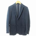 ラルディーニ LARDINI テーラードジャケット ブレザー コットン 44 紺 ネイビー JI560AQ-79 0530 IBO71 メンズ