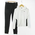  не использовался товар Puma PUMA с биркой тонкий Fit тренировочный выставить верх и низ L белый чёрный 0820 женский 