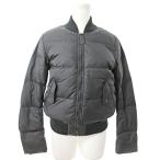 ユニクロ UNIQLO ×INES DE LA FRESSANGE イネスドラフレサンジュ 美品 ダウン ブルゾン M-1 ジャケット M 黒 0813 レディース