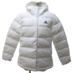  не использовался товар Adidas adidas с биркой Helionic с капюшоном . пуховик блузон Logo принт белый белый M
