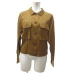 ジルスチュアート JILL STUART タグ付き ジャケット ブルゾン 長袖 無地 茶 ブラウン M ■YHS5