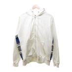 ショッピングロンハーマン ロンハーマン Ron Herman 近年 リメイクフーディ ジップアップパーカー 切替 白 ホワイト M 2820900304 IBO61