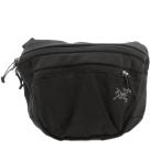  Arc'teryx ARC'TERYX прекрасный товар сумка-пояс сумка "body" .. птица вышивка Logo чёрный черный /FF мужской 