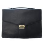 サルヴァトーレフェラガモ Salvatore Ferragamo レザー ブリーフケース ビジネスバッグ 黒 ブラック IBO81