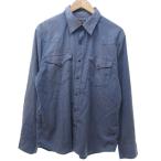  Patagonia Patagonia рубашка в ковбойском стиле casual рубашка длинный рукав синий голубой M STY53330