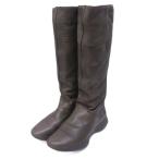 リーボック Reebok EASYTONE REEPRAISE イージートーン リープライズ V51056 ロングブーツ レザー 24cm 茶 ブラウン 1116 レディース