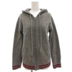 tifana трансмиссия TIFANA MISSON вязаный Zip выше Parker M серый /GV женский 