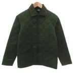 ショッピングラベンハム ラベンハム LAVENHAM キルティングジャケット 中綿 34 緑 グリーン 英国製 IBO85 /FF レディース