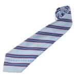  Chanel CHANEL галстук здесь Mark Logo шелк .reji men taru полоса постоянный Thai бледно-голубой голубой серия IBO85 1207 мужской 