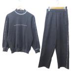  Kappa kappa выставить тренировочный футболка легкий брюки Logo вышивка линия S пепел серый 1209 мужской 