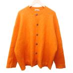 ショッピングzara ザラ ZARA ニット カーディガン ウール混 アルパカ混 厚手 L-XL オレンジ ■YHS11 0106 メンズ