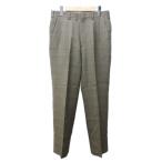  Dux DAKS слаксы брюки Glenn проверка шерсть tuck 79 чай оттенок коричневого IBO85 0105 мужской 