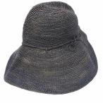 ヘレンカミンスキー HELEN KAMINSKI ラフィアハット つば広帽子 編み込み リボン 茶 ブラウン 系 IBO87 0127 レディース