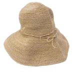 ヘレンカミンスキー HELEN KAMINSKI ラフィアハット つば広帽子 編み込み リボン ベージュ 系 IBO87 0127 レディース